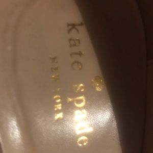 KATE SPADE Black Patent-Leopard Heel Sz 9.5 3”heel